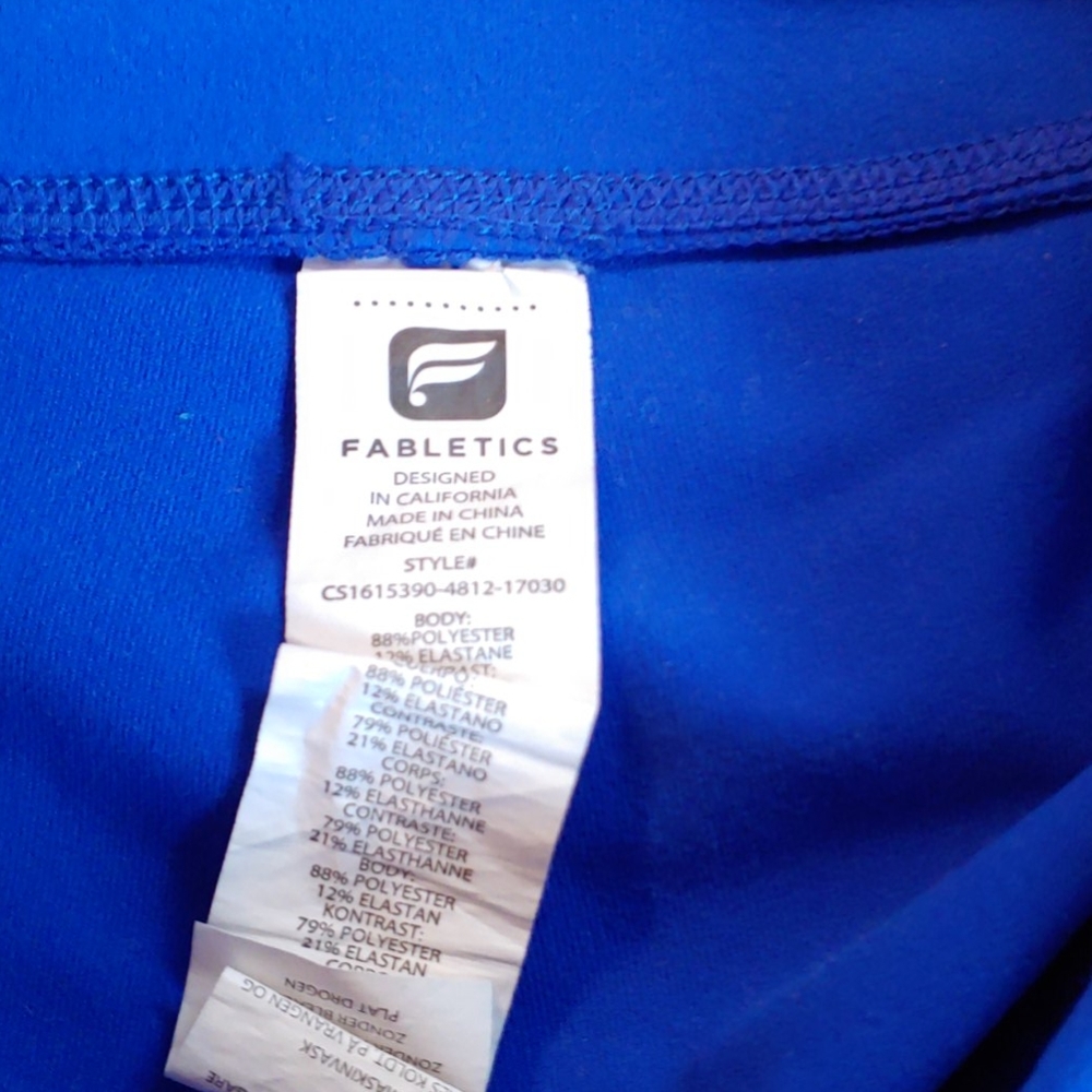 Fabletics Capri Workout Pants Size Small - image 3